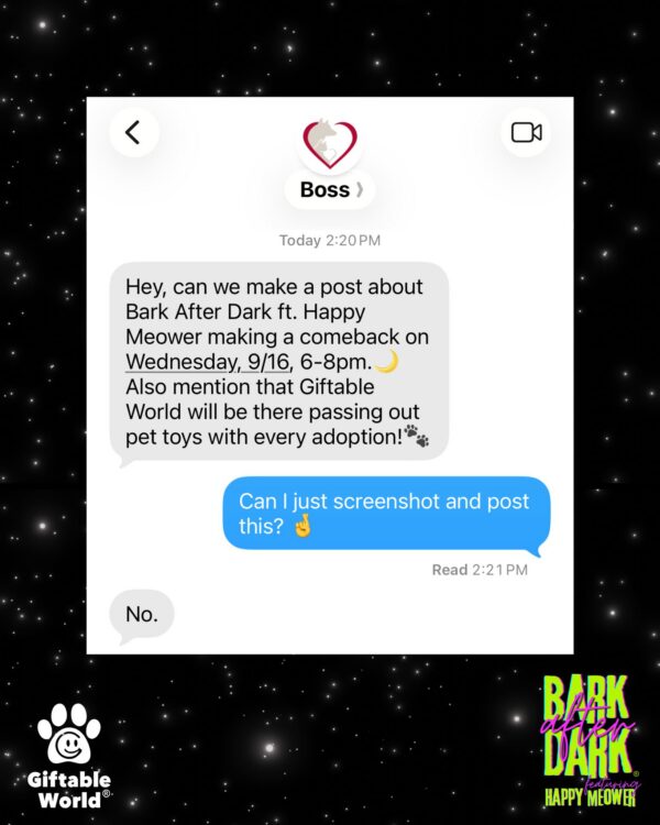 Please like this so I don't get in trouble 👀 Bark After Dark ft. Happy…