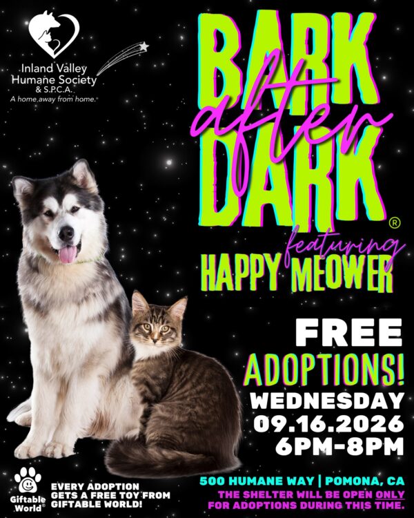 The shelter is staying open late! 🌙🐾 Join us Wednesday, September 16 from 6–8 PM…