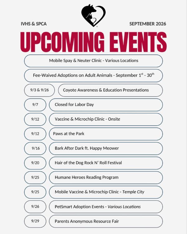 🍂🐾 September is here with plenty of ways to get involved, learn something new, and…
