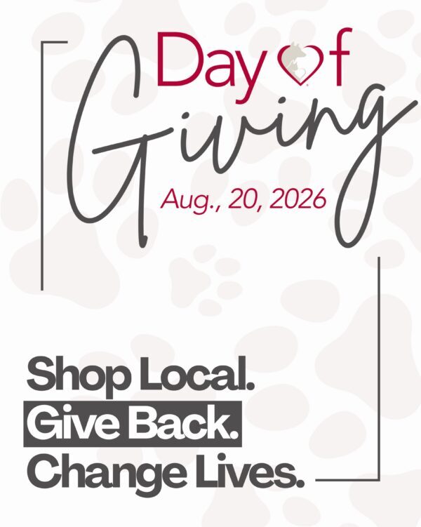 Support local. Change lives. 💙 Our amazing community partners are giving back to help animals…